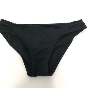 Kona Sol black bikini bottom sz S NWOT